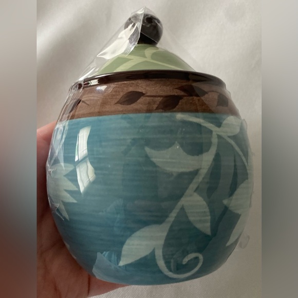 Gorgeous EUC PFALTZGRAFF Rare Retired Patio Garden Sugar Bowl & Lid HTF - Picture 7 of 8